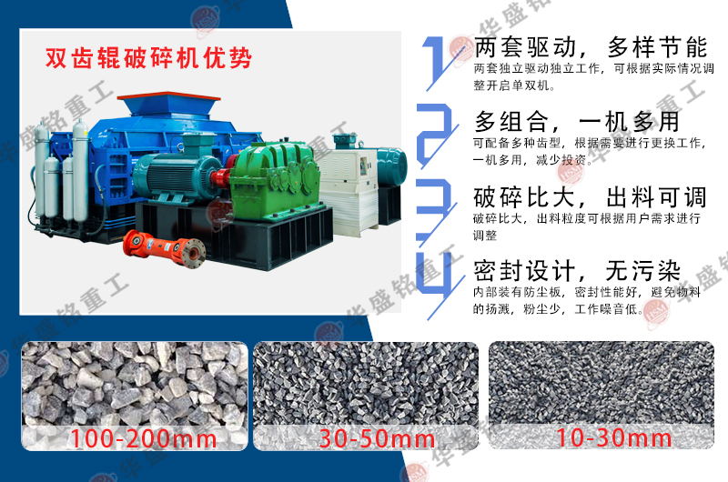 稀土硅镁合金齿辊破碎机性能优势